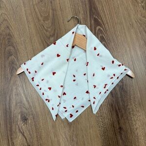MADEWELL Cotton Bandana ~ Red Hearts